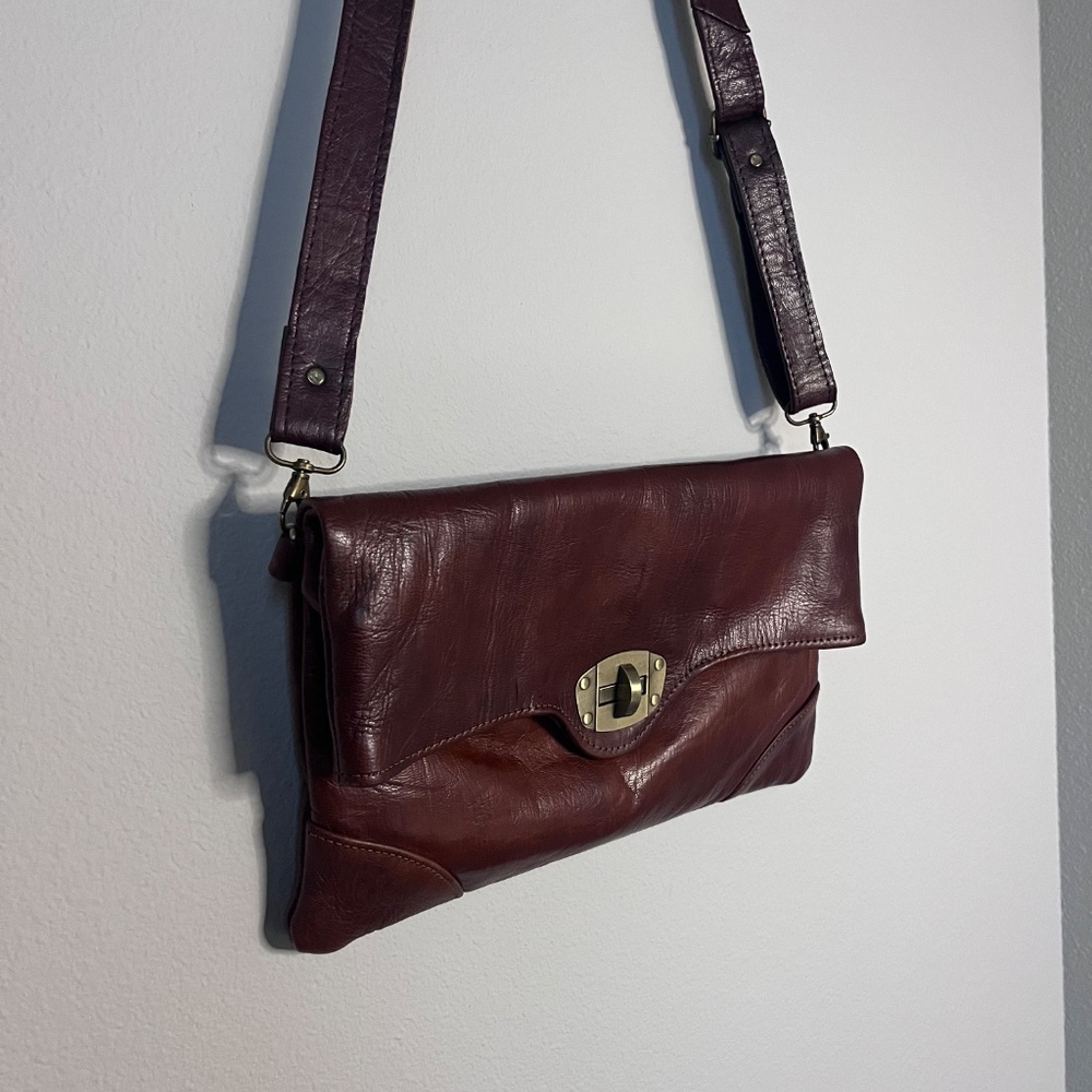 Moroccan Bohemian Boho Leather High Quality Brown Envelope Bag